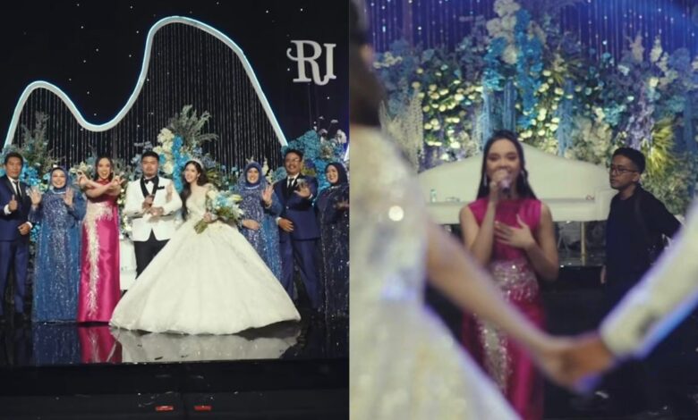 Pengantin lelaki buat kejutan, jemput penyanyi popular kegemaran isteri