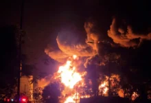 4 balai bomba dikerah padam kebakaran 2 kilang di Telipok