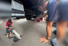 Ibu maut bawah lori, anak cedera