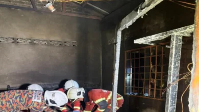 Lelaki ditemui rentung dalam kebakaran rumah