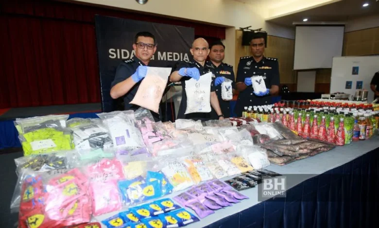 Rumah teres 3 tingkat di Kajang jadi tempat bungkus dadah RM10.4 juta