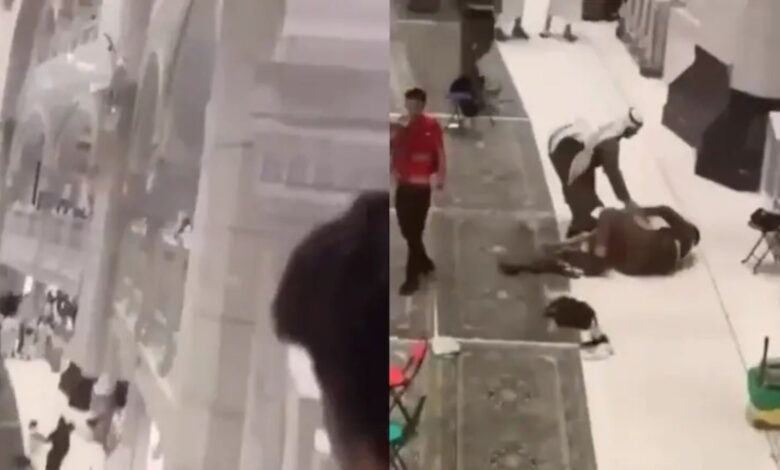 Jemaah terjun dari tingkat atas Masjidil Haram