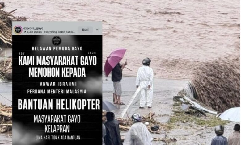 Mangsa banjir Aceh rayu bantuan Anwar
