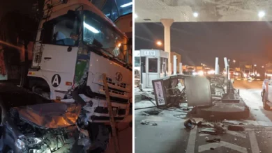 Pemandu treler didakwa pandu kenderaan bawah pengaruh dadah, rempuh plaza tol