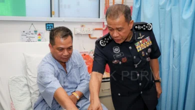 Kes tertembak kaki sendiri: Timbalan Ketua Polis Daerah Kota Samarahan disahkan stabil