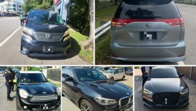 LKM tamat tempoh, tiada insurans, 5 kenderaan mewah disita