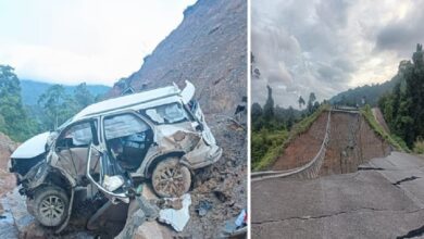 Lalu laluan ditutup, guru dan pekerja kantin maut MPV jatuh gaung