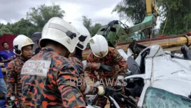 Lelaki maut dihempap mesin cerucuk