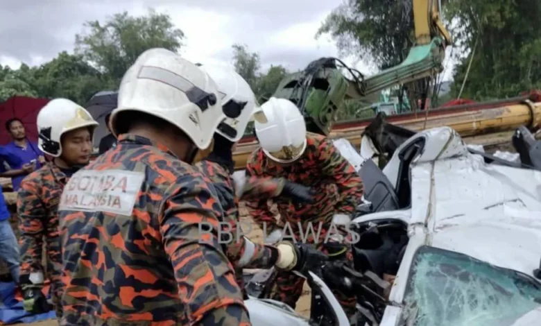 Lelaki maut dihempap mesin cerucuk