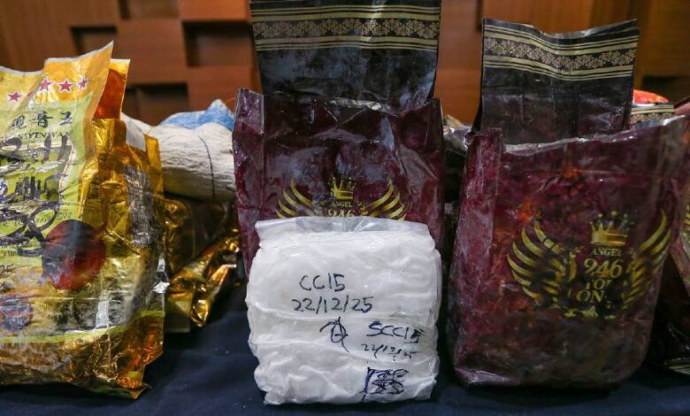 Lelaki tak sempat bawa dadah syabu bernilai RM2.4 juta sebelum ditahan polis di plaza tol