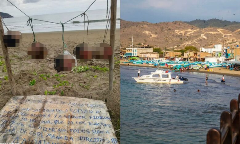 5 kepala manusia ditemukan tergantung