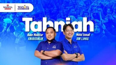 KUALA LUMPUR, 25 Jan – Pengerusi Wanita Barisan Nasional (BN), Datuk Seri Dr. Noraini Ahmad berkata kemenangan BN pada Pilihan Raya Kecil (PRK) Parlimen Kinabatangan dan Dewan Undangan Negeri (DUN) Lamag merupakan satu amanah besar daripada masyarakat setempat yang perlu digalas dengan penuh tanggungjawab. Beliau berkata, kemenangan tersebut membuktikan keyakinan dan kepercayaan rakyat terhadap kepimpinan serta perjuangan Barisan Nasional yang konsisten memperjuangkan nasib rakyat dan membawa agenda pembangunan negara.