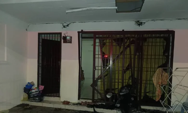 Letupan gas di rumah, seorang wanita kritikal dengan luka melecur