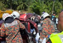 Wanita maut nahas kereta dan lori