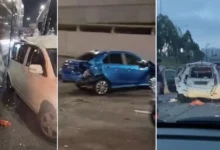 Bas gagal dikawal rempuh tiga kereta