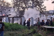 Housewife watches in horror as elderly neighbour perishes in fire