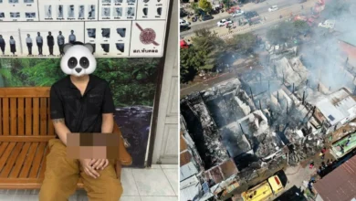 Anak bakar rumah ibu selepas bergaduh