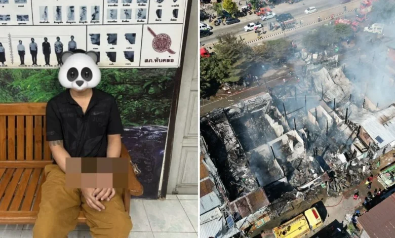 Anak bakar rumah ibu selepas bergaduh