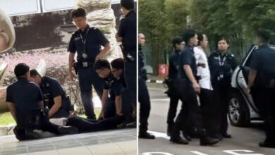 Lelaki cinta guru wanita ditangkap di sekolah