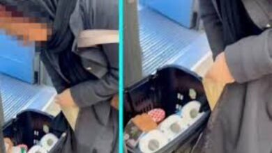 Wanita masuk kedai runcit, sembunyi kotak telur dalam skirt