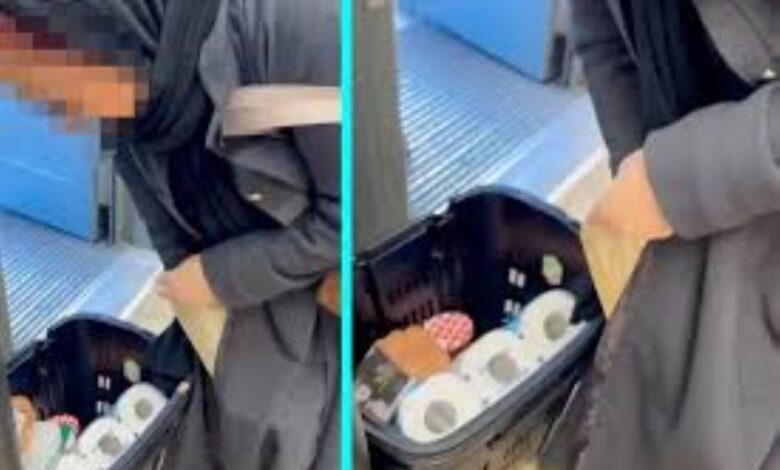 Wanita masuk kedai runcit, sembunyi kotak telur dalam skirt