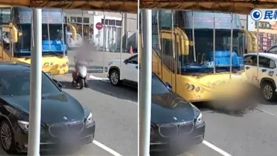 Wanita 87 tahun terperosok bawah bas