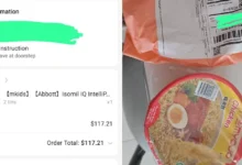 Pesan susu formula, dapat mi cawan