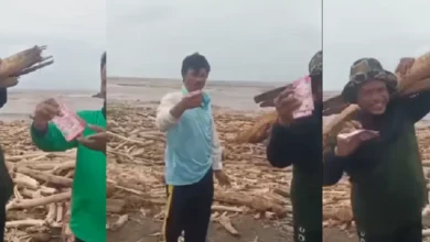 Penduduk jumpa wang dalam sisa banjir