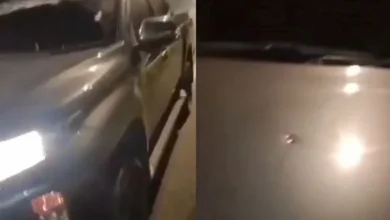 Pikap rosak dibaling batu berhampiran Jambatan Seri Cheeding, Kuala Langat WCE