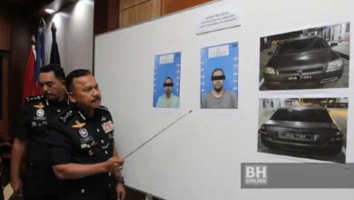 Dua beradik pengutip hutang along ditahan bersama pistol, senapang