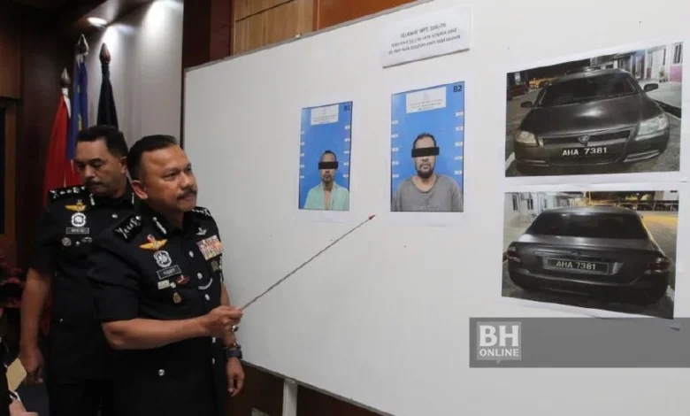 Dua beradik pengutip hutang along ditahan bersama pistol, senapang