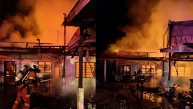 20 motosikal musnah terbakar di Parit Buntar