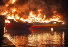 3 feri di Bukit Malut musnah terbakar