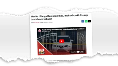 Wanita dibunuh teman lelaki: Saksi lihat MPV bercermin gelap masuk kawasan perumahan 4 petang semalam