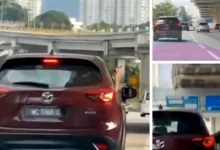 Berang SUV dipotong kereta tak beri signal, pemandu warga emas acu 'pistol' diberkas