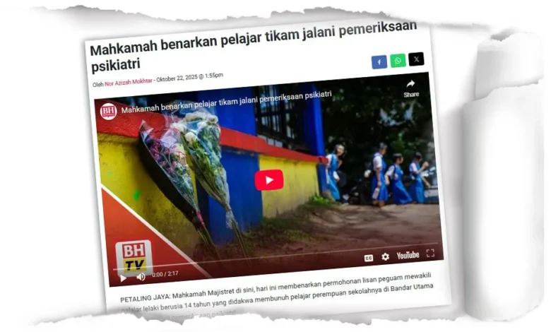 Remaja didakwa bunuh rakan sekolah layak dibicarakan