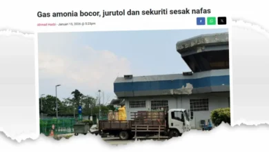 Gas amonia bocor: 2 mangsa sesak nafas dalam keadaan baik, tidak ditahan di wad