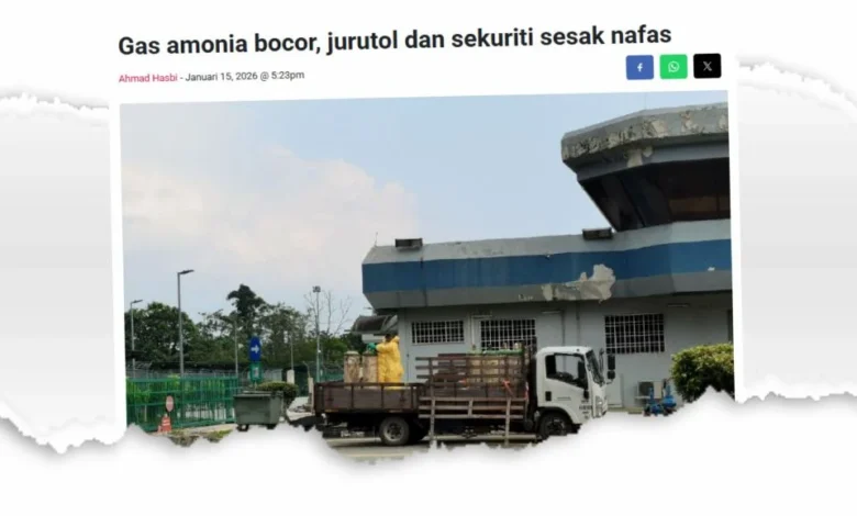 Gas amonia bocor: 2 mangsa sesak nafas dalam keadaan baik, tidak ditahan di wad