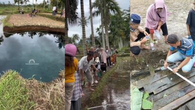 Beratur ambil air lubang benam misteri 50 Kota