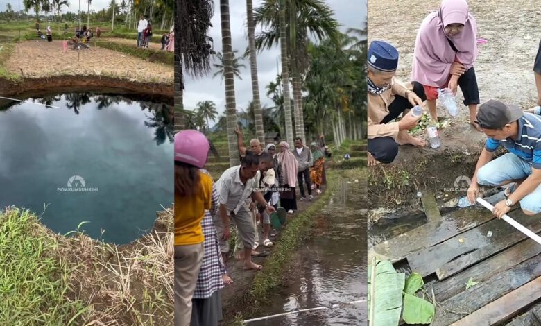 Beratur ambil air lubang benam misteri 50 Kota