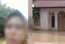 Rumah dinaiki air 1 meter belum surut selepas sebulan