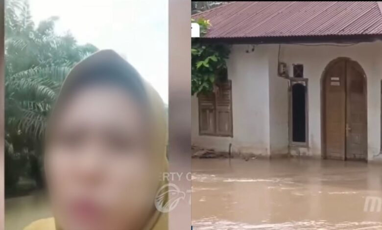 Rumah dinaiki air 1 meter belum surut selepas sebulan