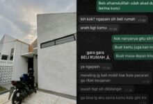 Wanita minta putus, kekasih beli rumah bukan kereta