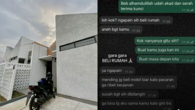 Wanita minta putus, kekasih beli rumah bukan kereta