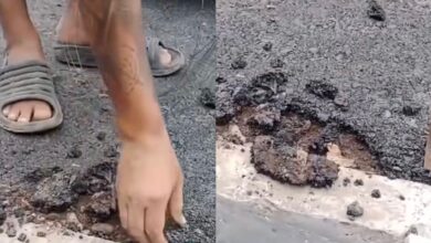 Penduduk marah, jalan tar ‘cap biskut’