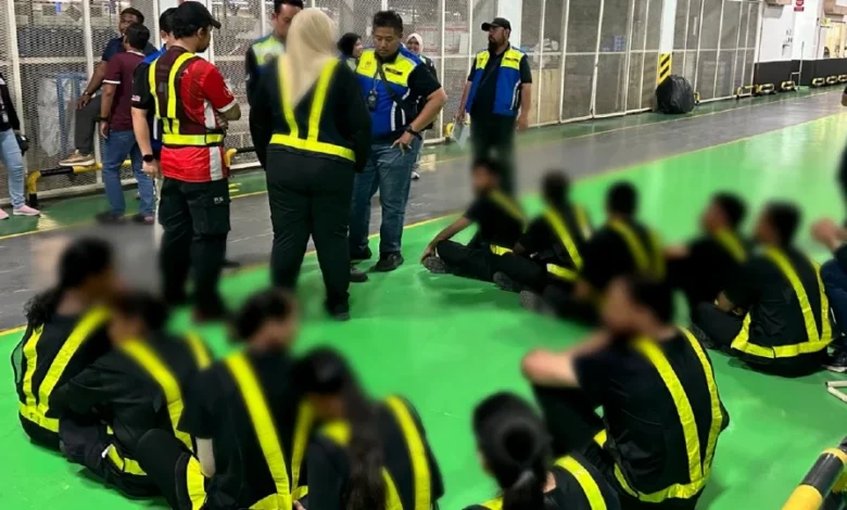 295 pekerja diperiksa dalam operasi penguatkuasaan Jabatan Tenaga Kerja di Shah Alam malam tadi