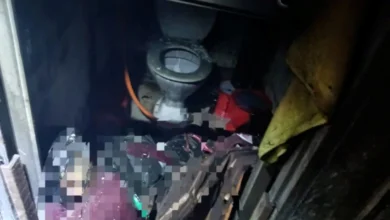 Wanita maut, bilik sewa terbakar