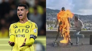 Lelaki bakar patung Ronaldo, beri ‘amaran terakhir’