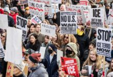 Rakyat AS turun ke jalan, protes bantah keganasan