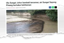 Pengurus, operator kilang kelapa sawit ditahan susulan pencemaran Sungai Sayong